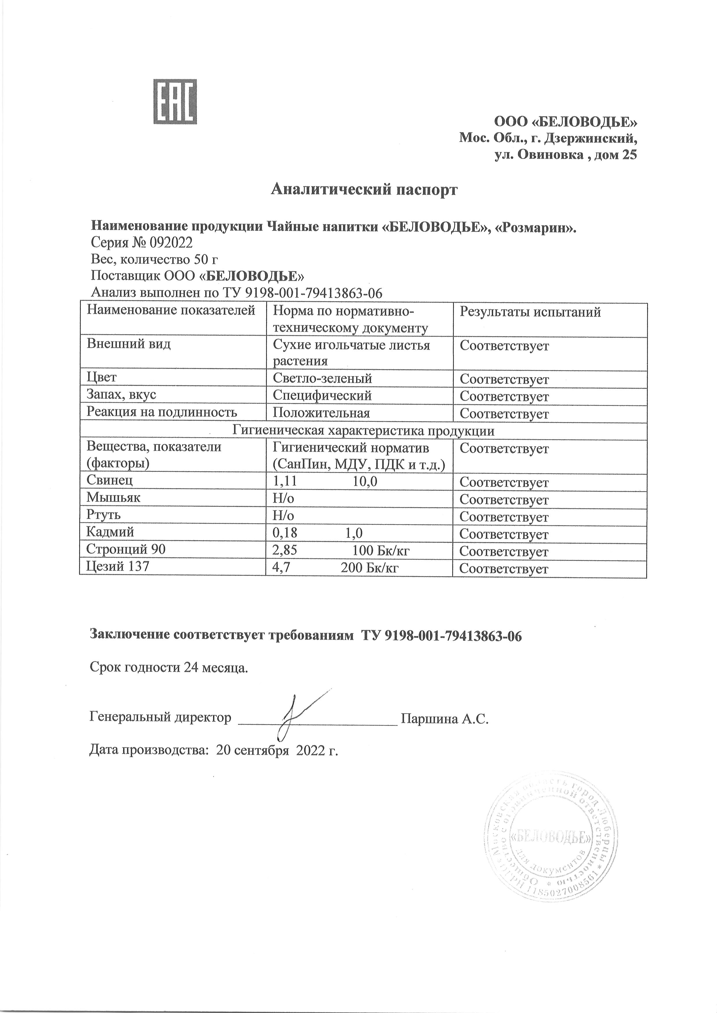 Паспорт №092022